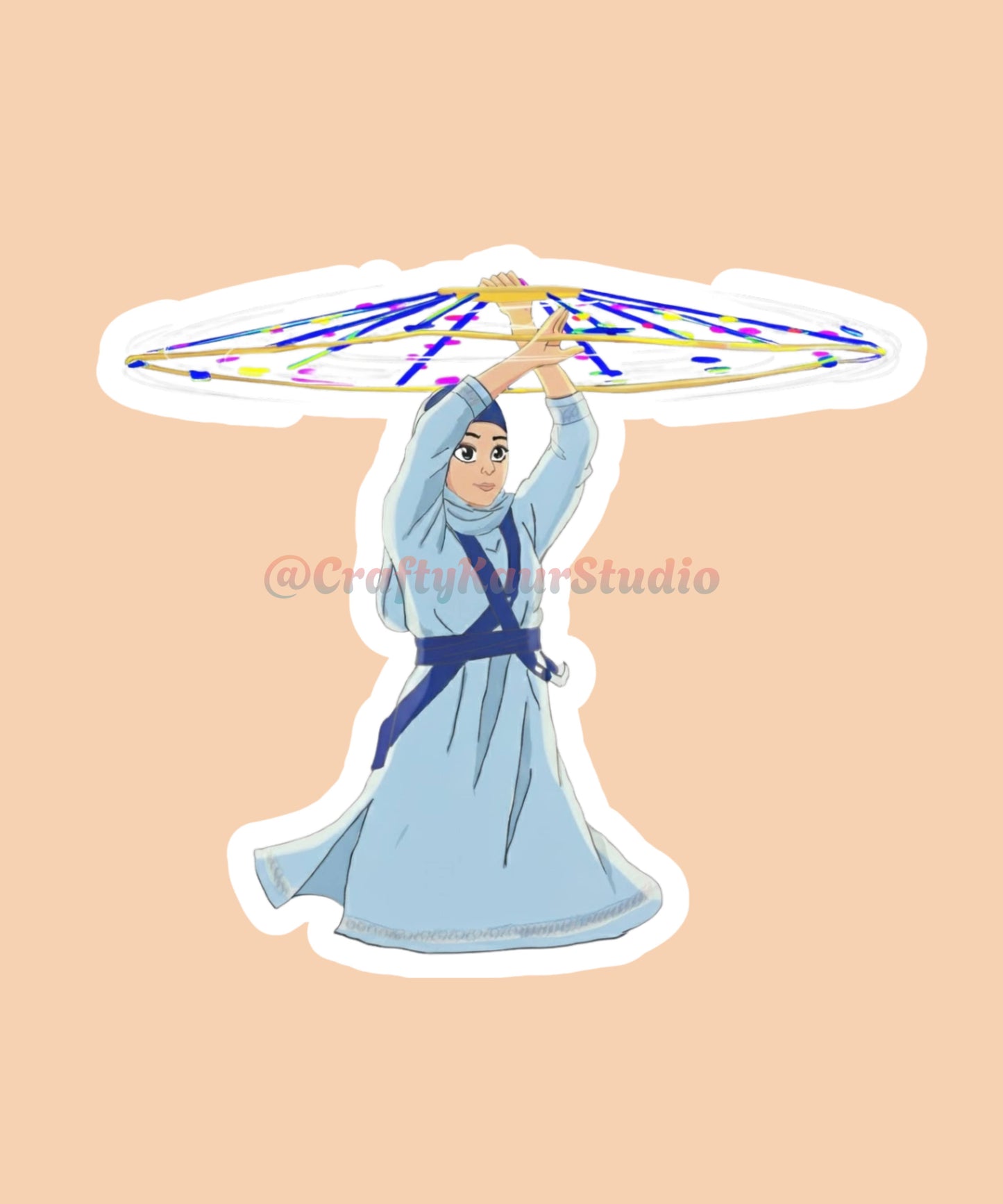 Kaur Chakra Sticker