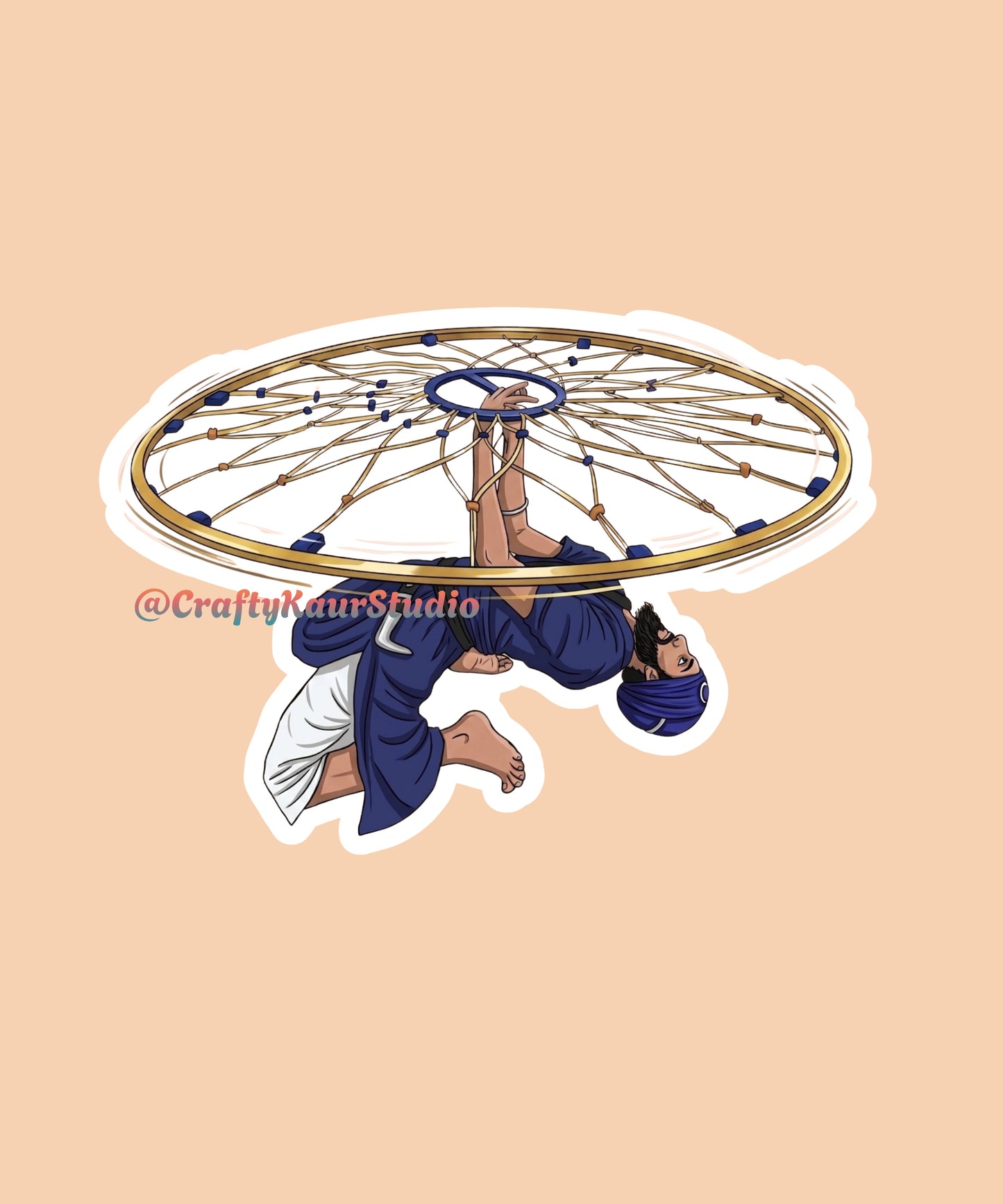 Nihang Chakra Sticker