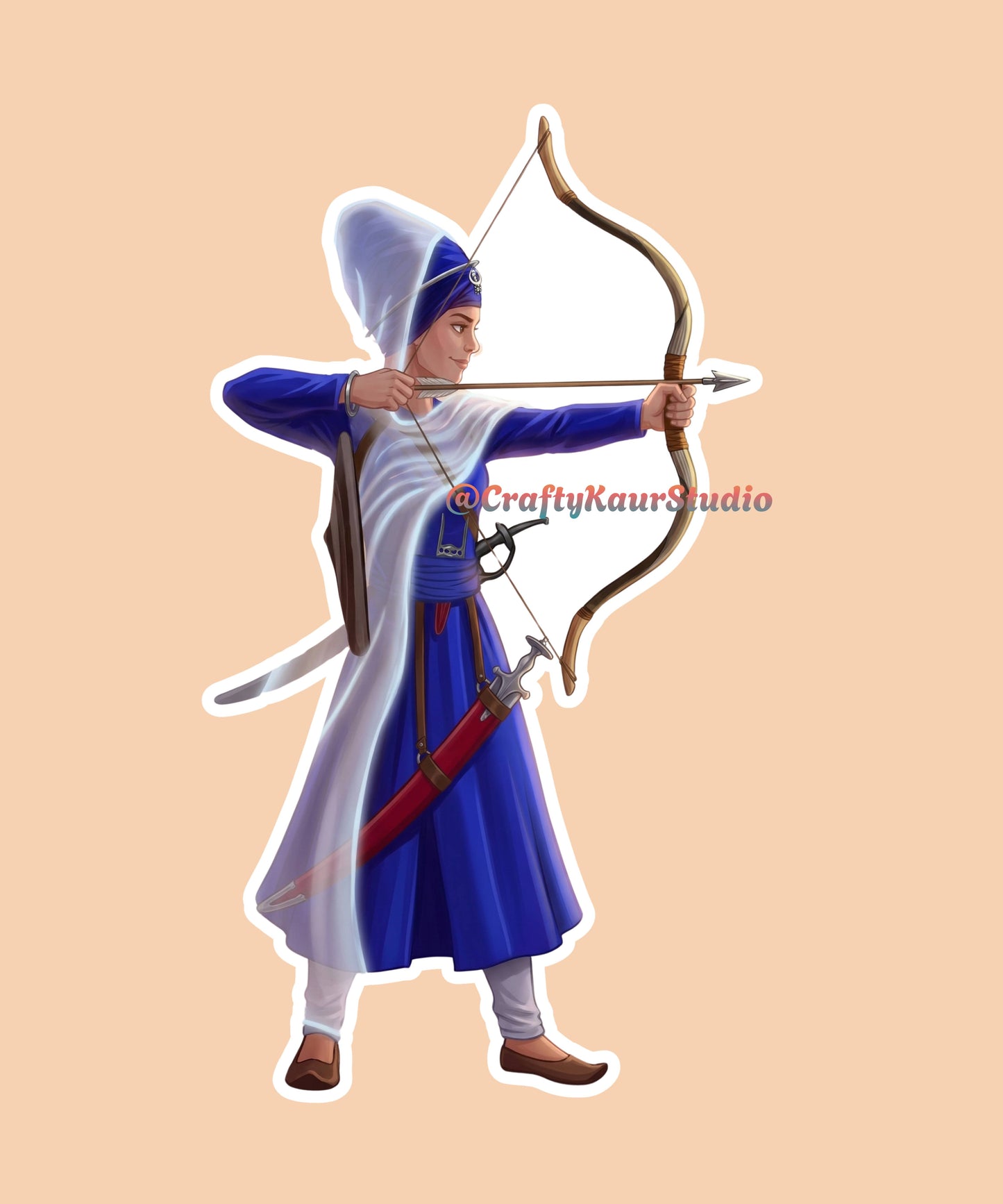 Singhni Arrow Sticker