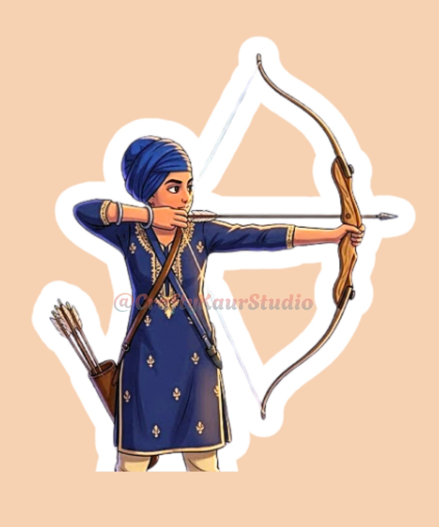 Singhni Bow Sticker