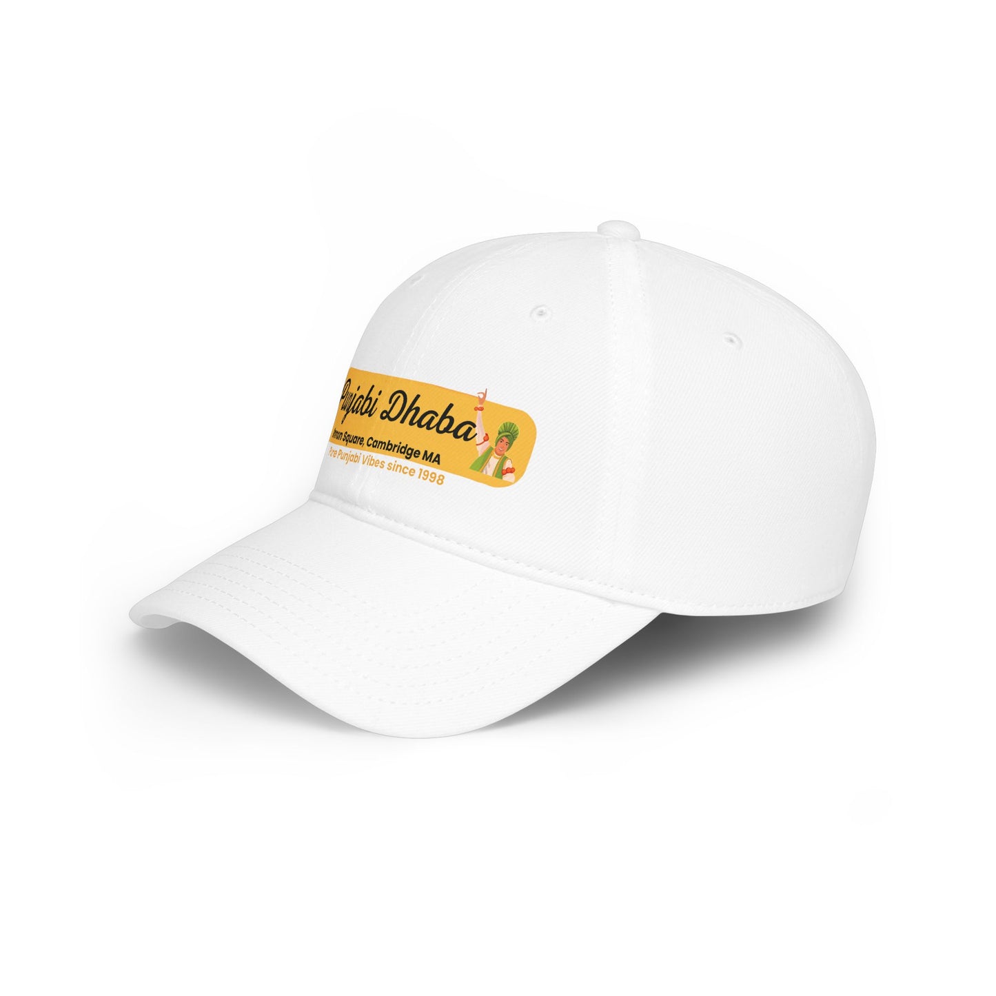 Punjabi Dhaba Embroidered Cap — Cambridge MA Indian Restaurant Logo Hat
