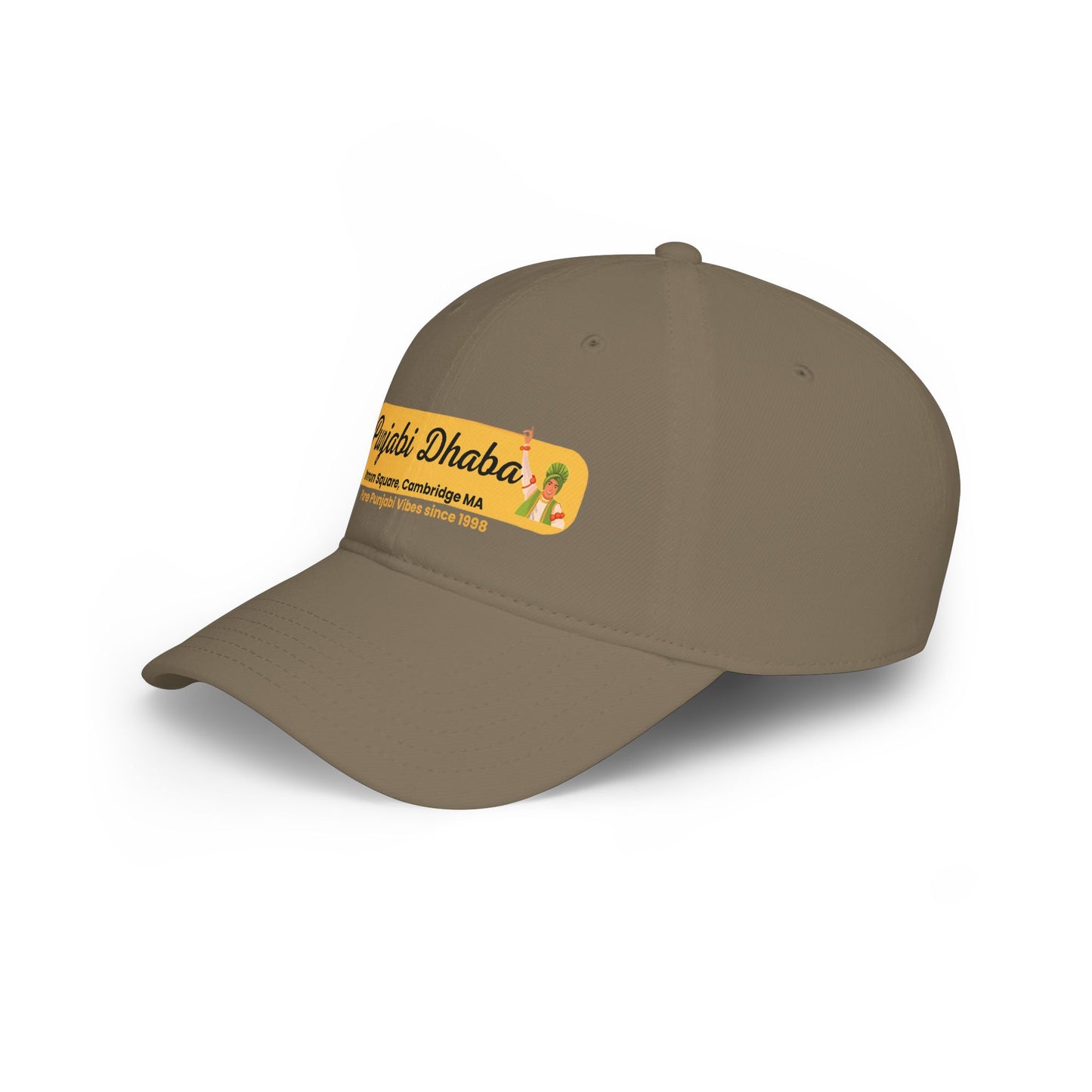 Punjabi Dhaba Embroidered Cap — Cambridge MA Indian Restaurant Logo Hat