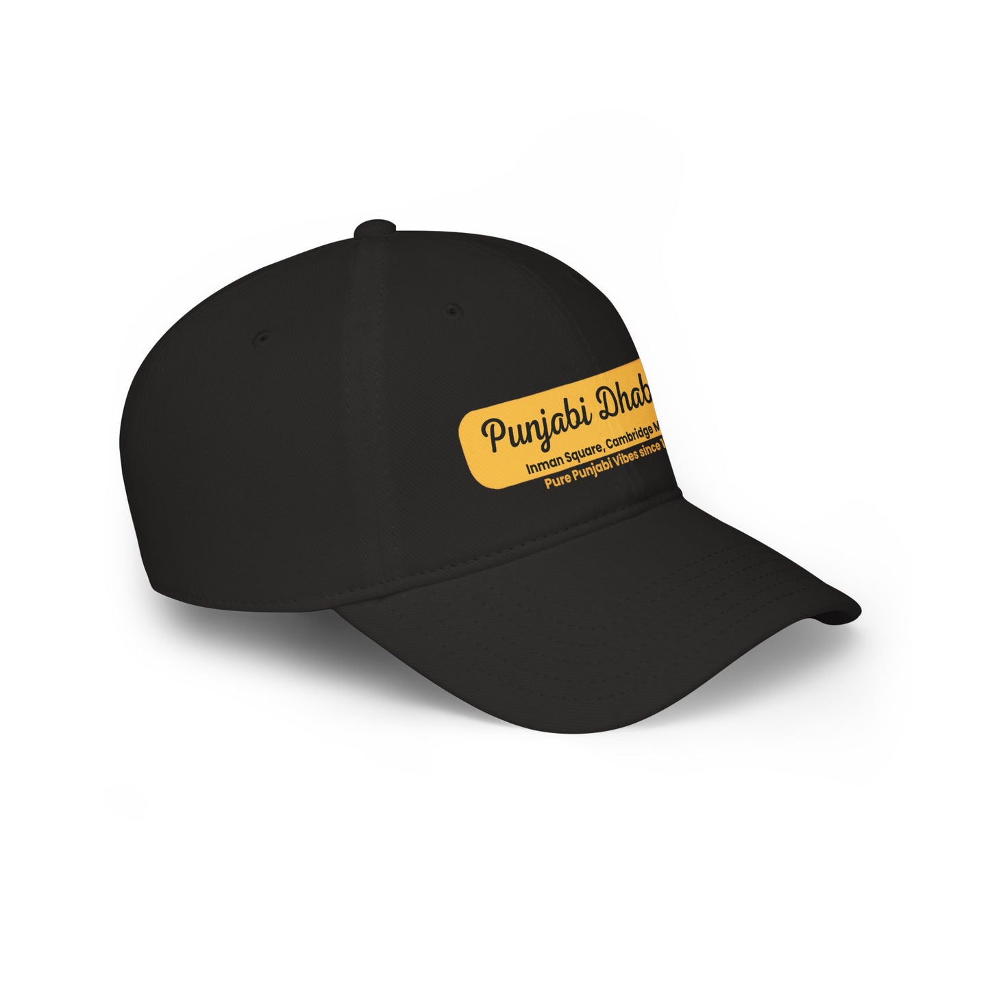 Punjabi Dhaba Embroidered Cap — Cambridge MA Indian Restaurant Logo Hat