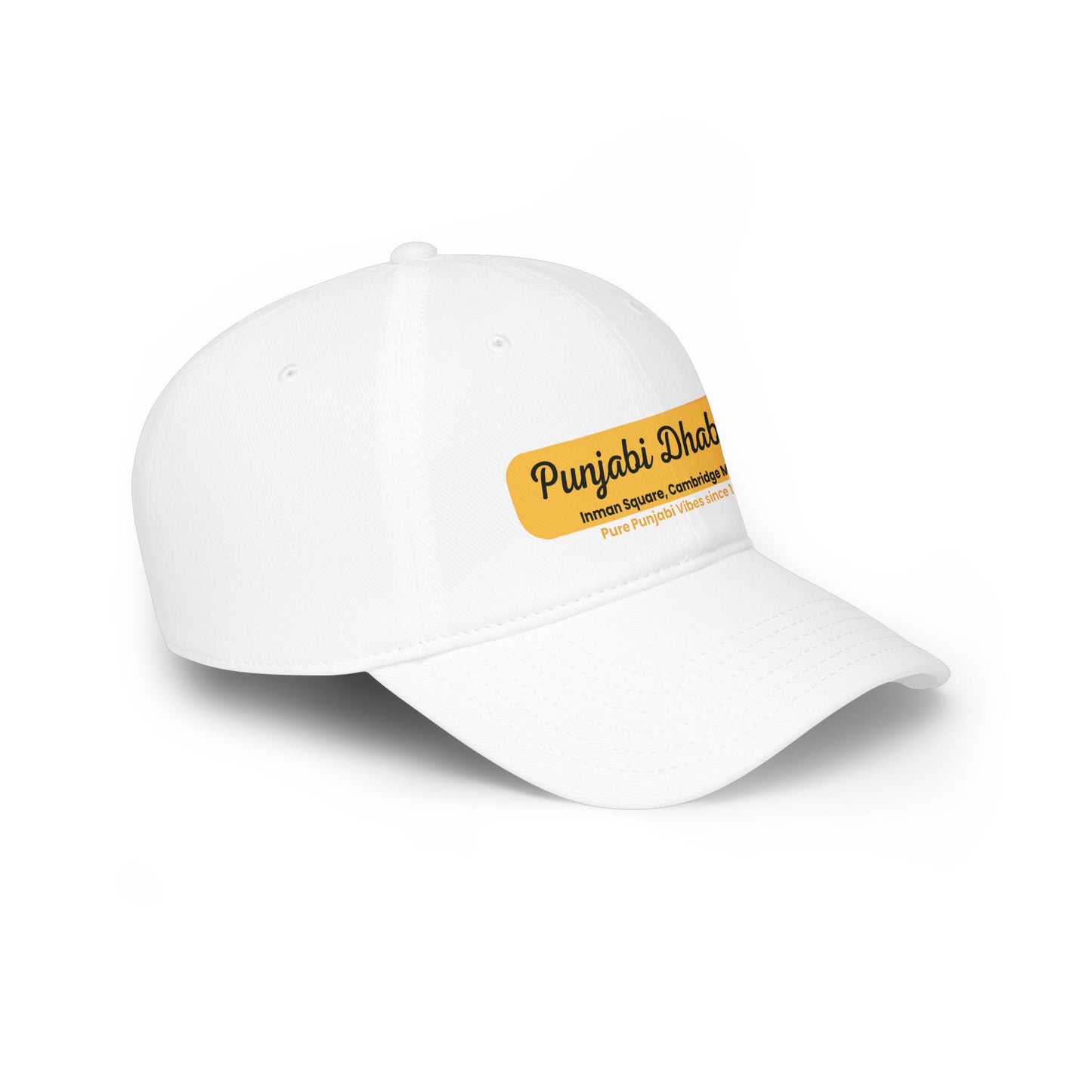 Punjabi Dhaba Embroidered Cap — Cambridge MA Indian Restaurant Logo Hat