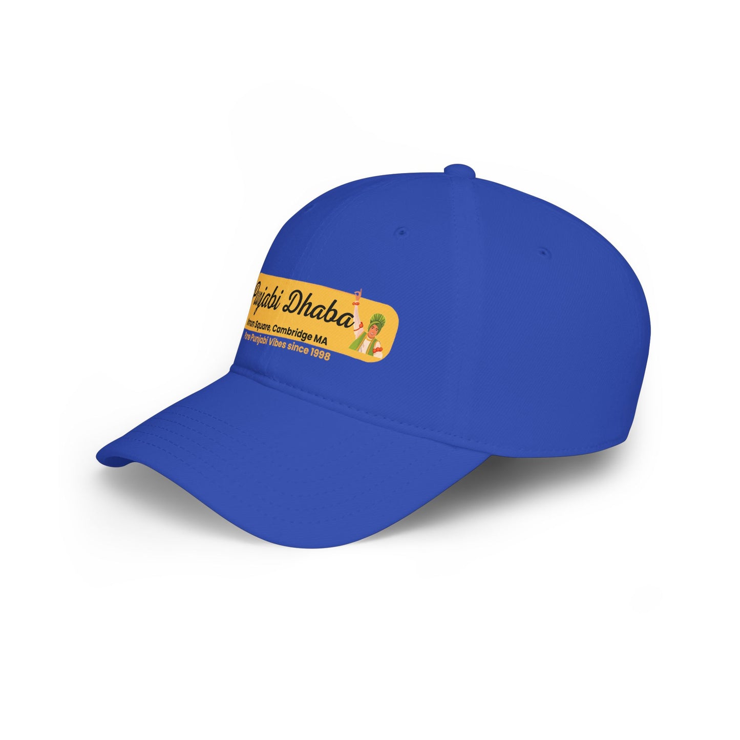 Punjabi Dhaba Embroidered Cap — Cambridge MA Indian Restaurant Logo Hat