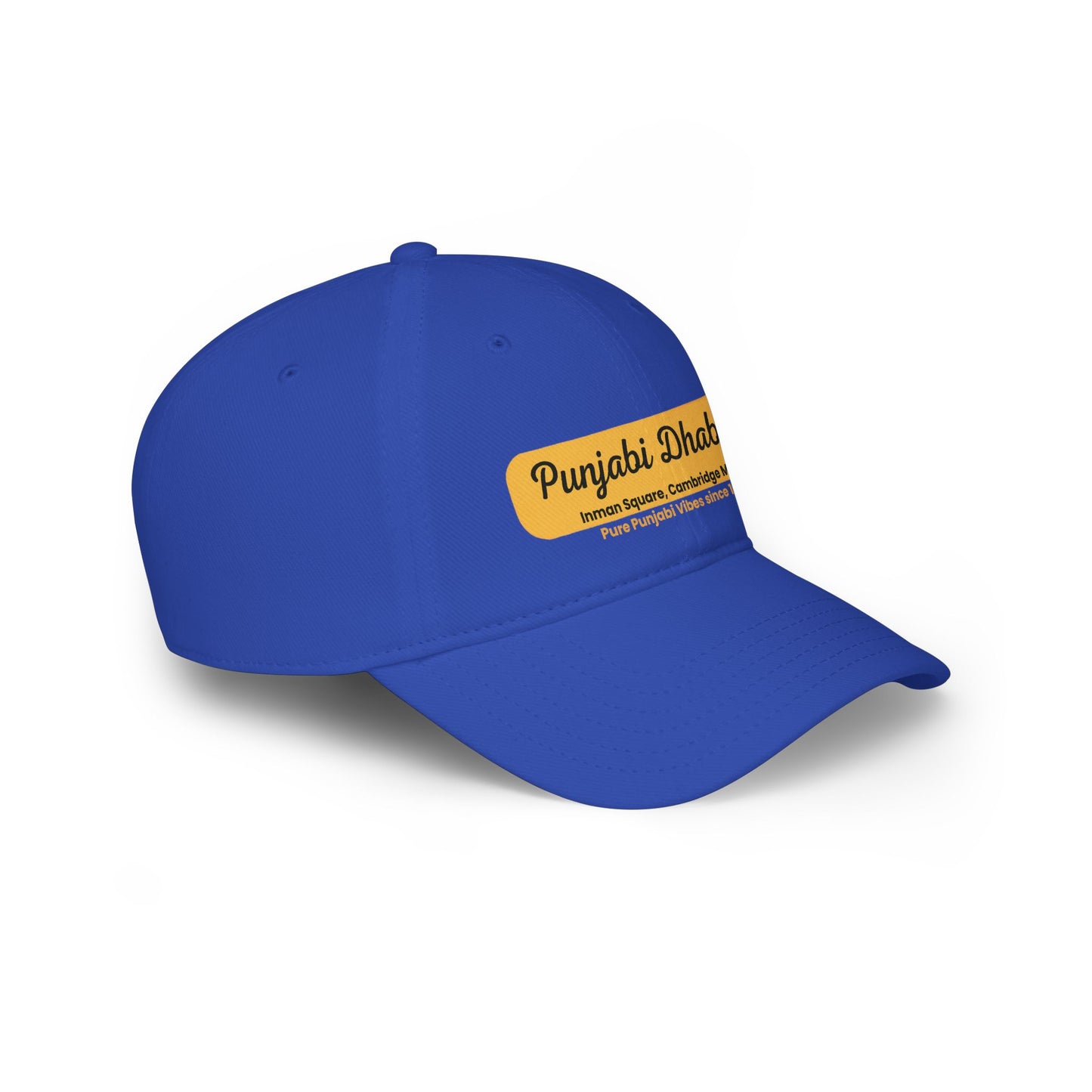 Punjabi Dhaba Embroidered Cap — Cambridge MA Indian Restaurant Logo Hat