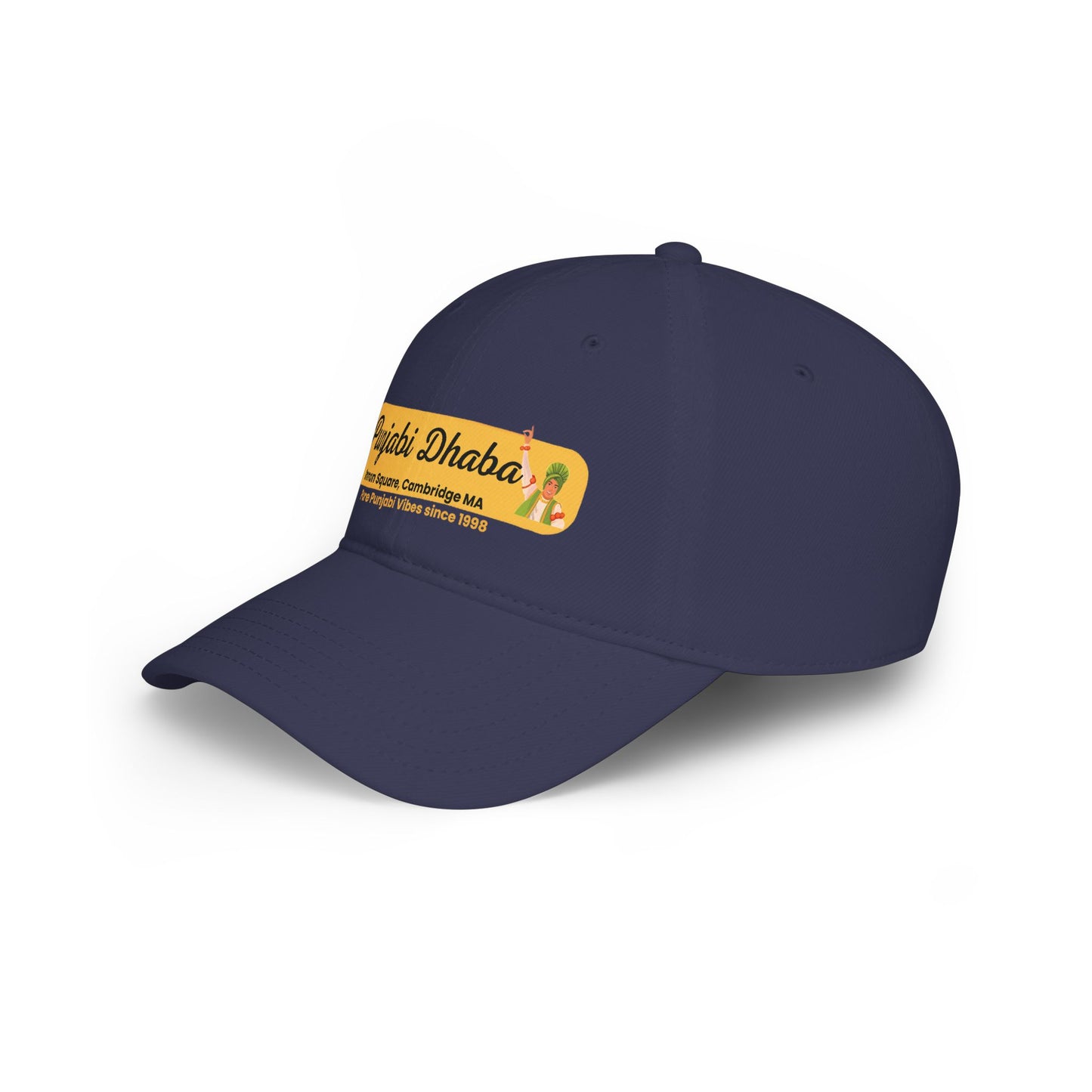Punjabi Dhaba Embroidered Cap — Cambridge MA Indian Restaurant Logo Hat