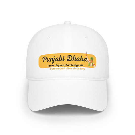 Punjabi Dhaba Embroidered Cap — Cambridge MA Indian Restaurant Logo Hat