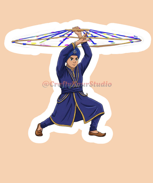 Boy Chakra Sticker