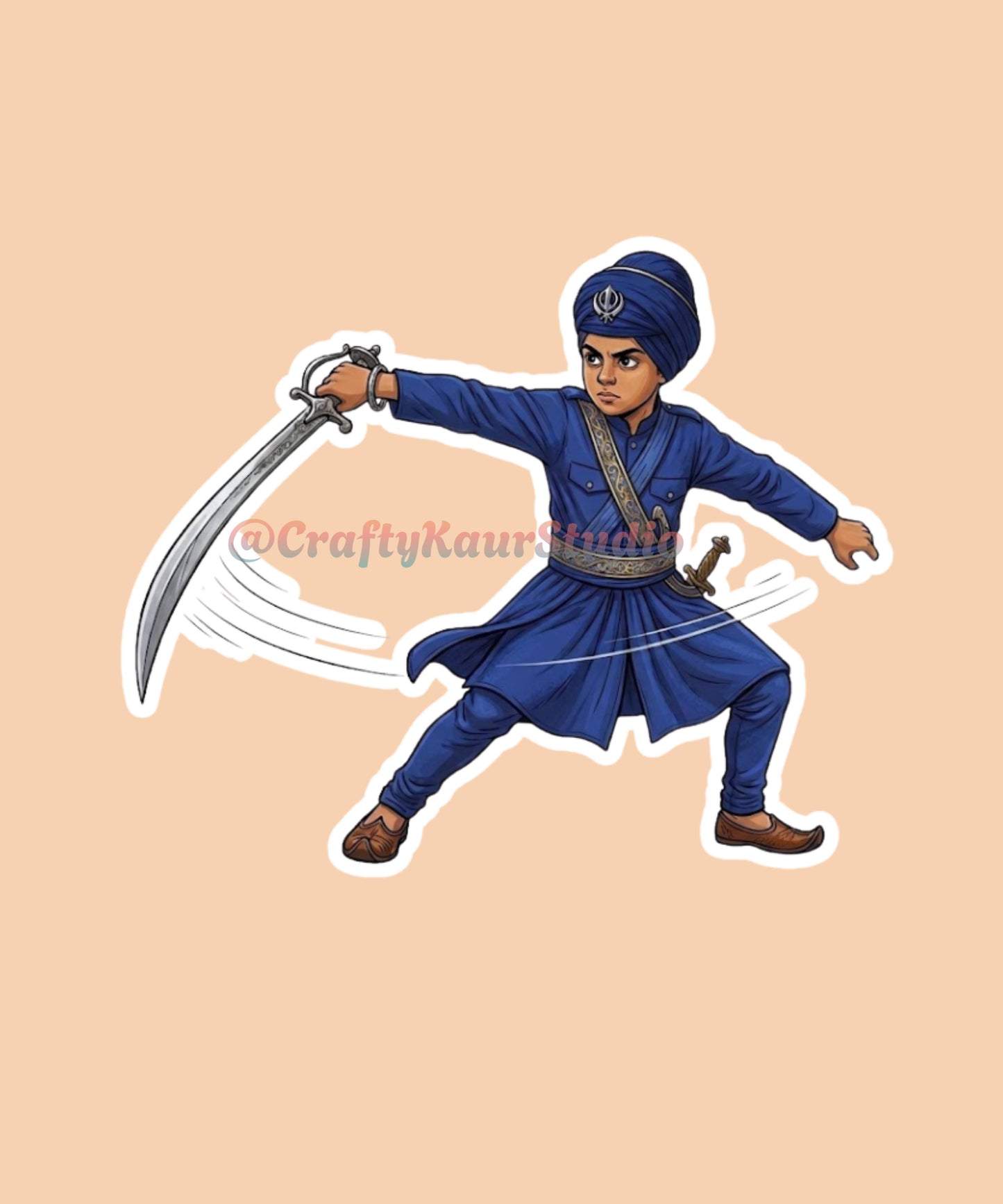 CK Boy Sword Sticker