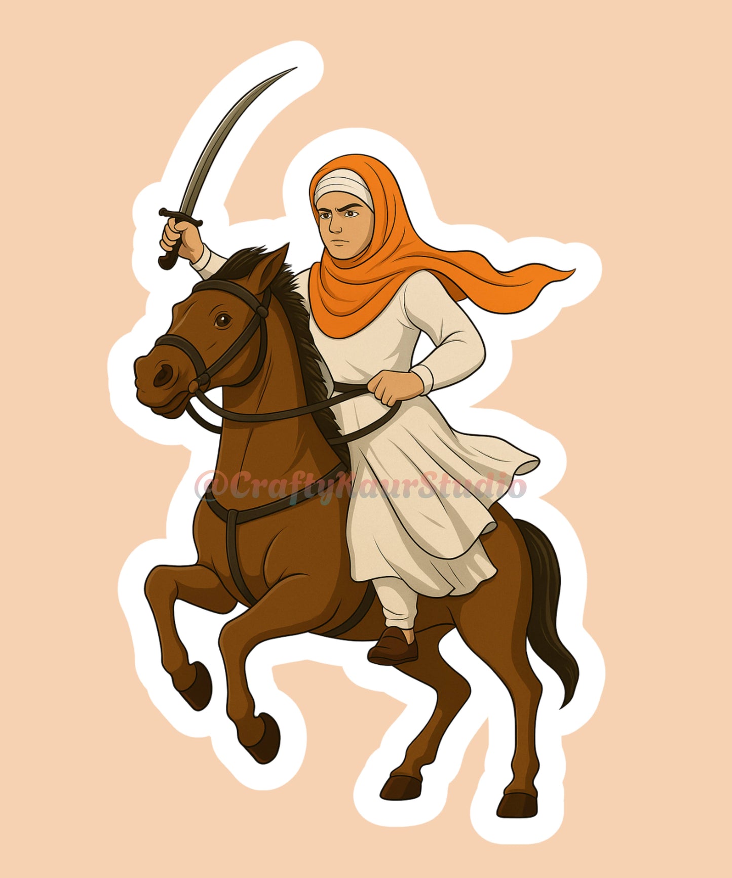 Singhni Horse Sticker